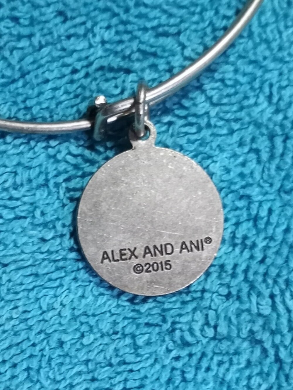 Silver 'Daughter' Charm Bangle Bracelet - Alex And Ani - Picture 5 of 5
